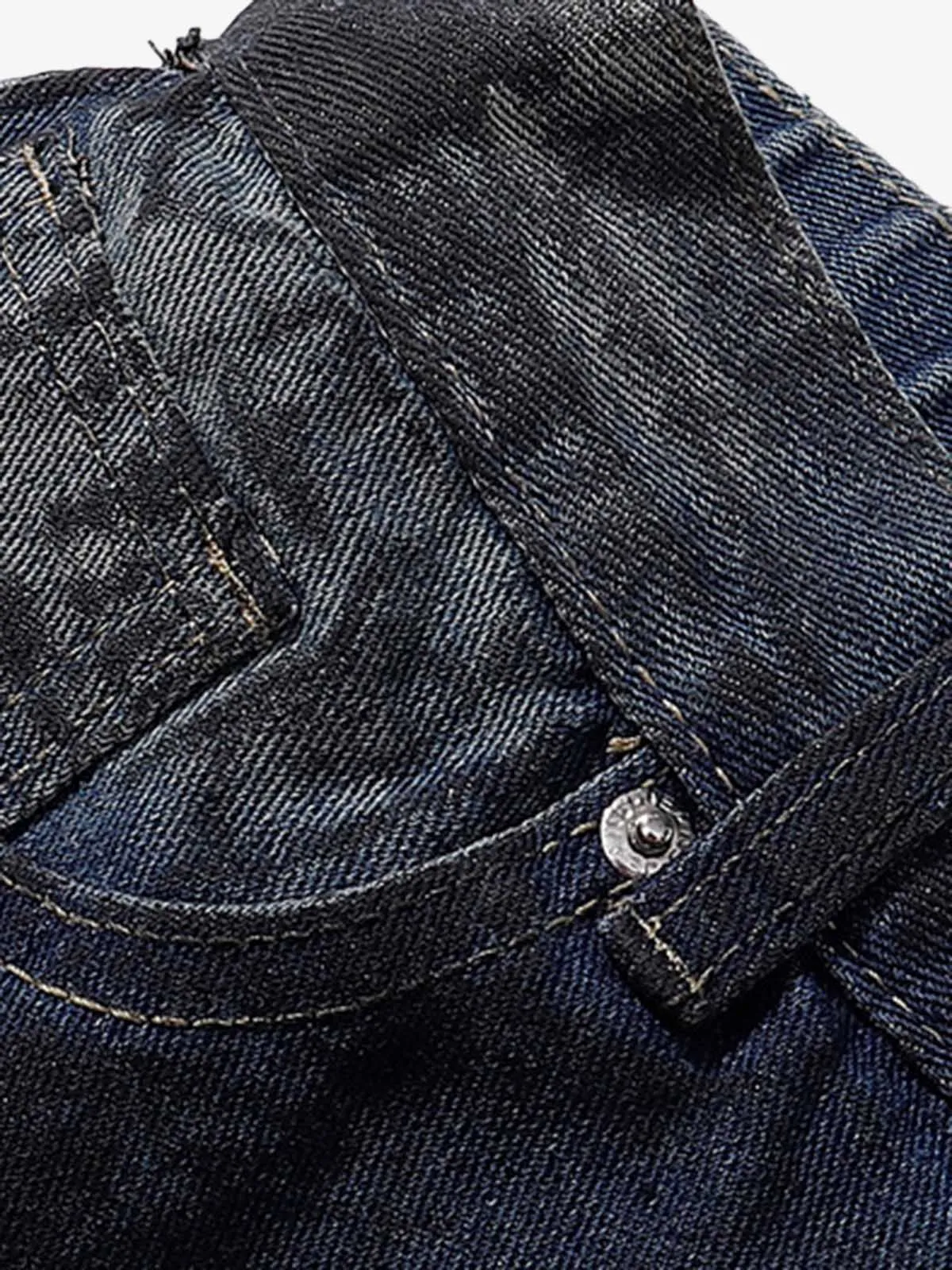 High Street Dirty Dyed Ripped Jeans sold by Thesupermade product image thumbnail 3