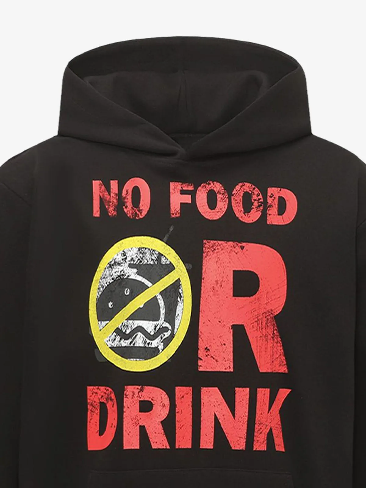 Prohibition Slogan Distressed Lettering Hoodie sold by Thesupermade product image thumbnail 4