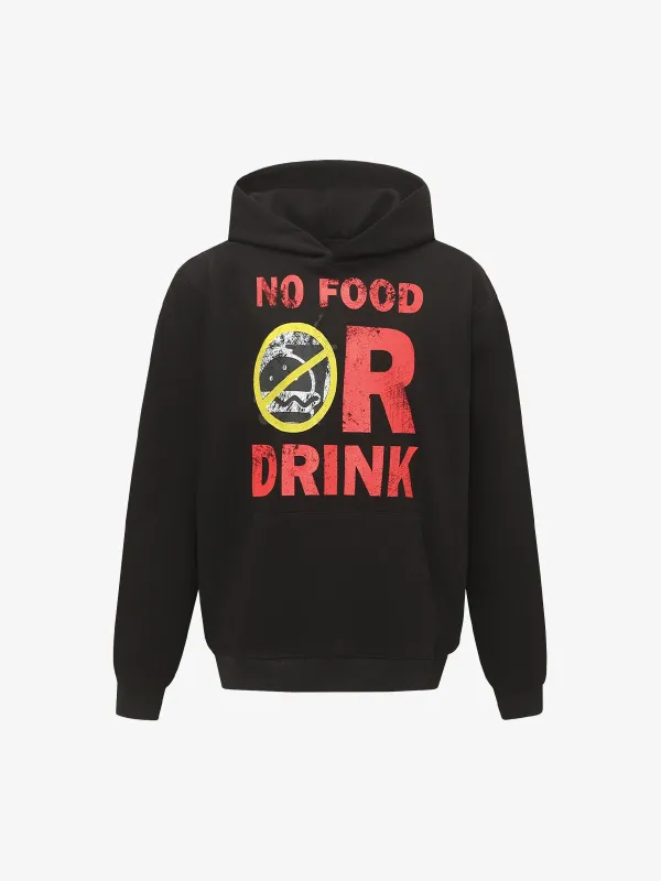 Prohibition Slogan Distressed Lettering Hoodie sold by Thesupermade