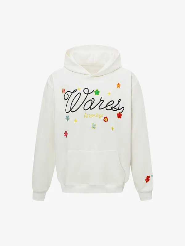 Chic Embroidered Colorful Floral Hoodie sold by Thesupermade