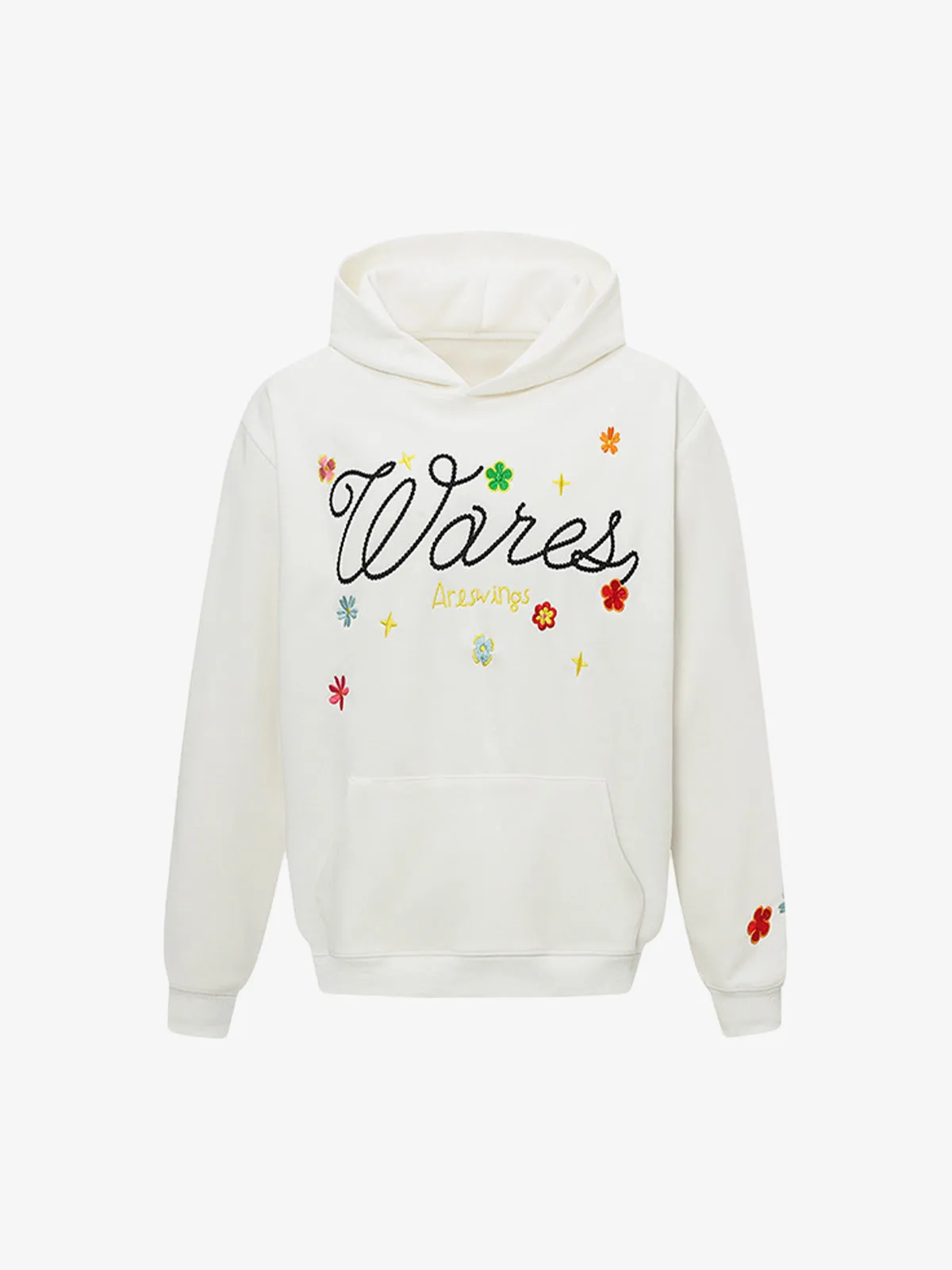 Chic Embroidered Colorful Floral Hoodie sold by Thesupermade