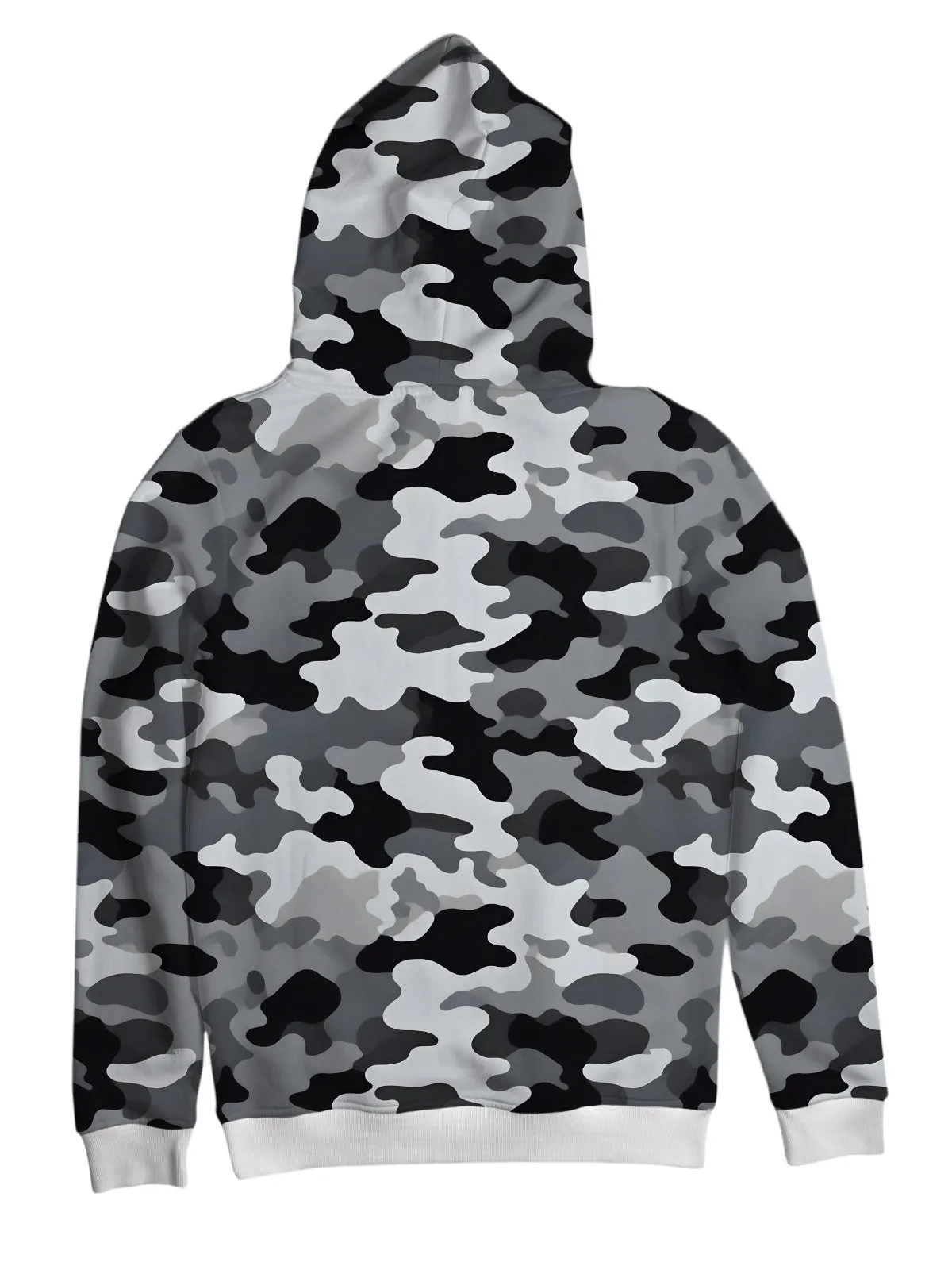 Camouflage Print Contrast Hoodie sold by Thesupermade product image thumbnail 2