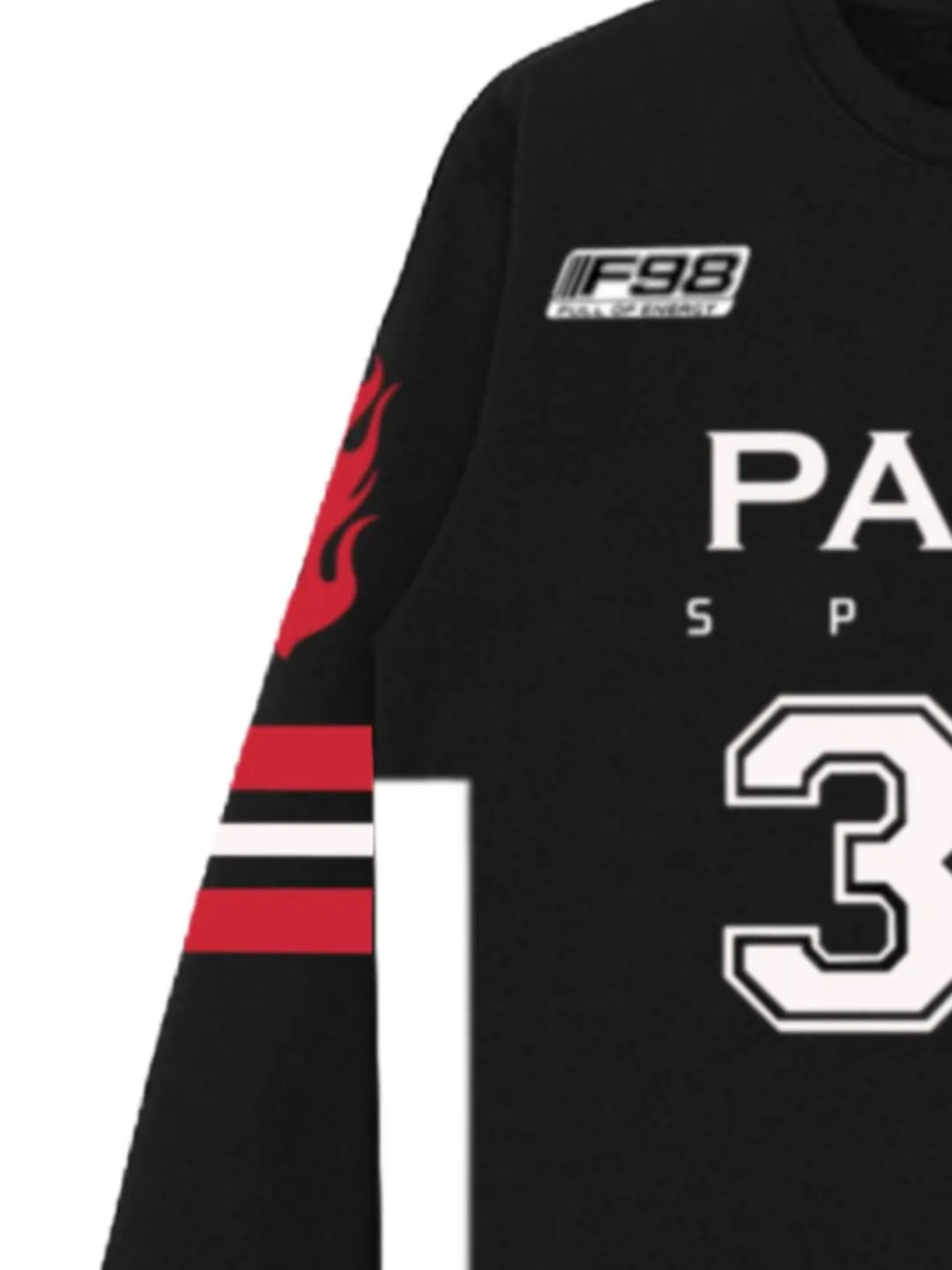 33 Number Jersey Long Sleeve Sweatshirt sold by Thesupermade product image thumbnail 4