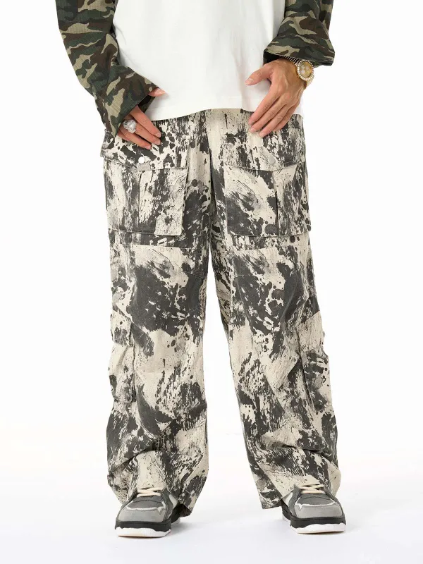 Hip-Hop Camouflage Multi-Pocket Cargo Pants sold by Thesupermade