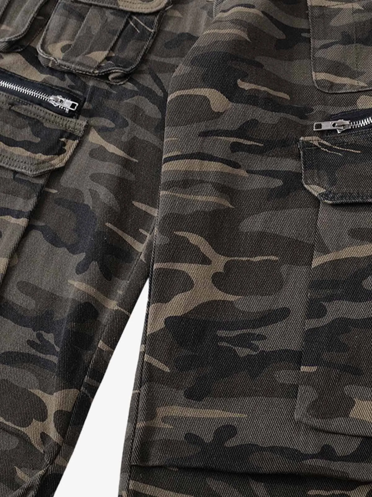 Functional Camouflage Multi-Pocket Work Pants sold by Thesupermade product image thumbnail 4