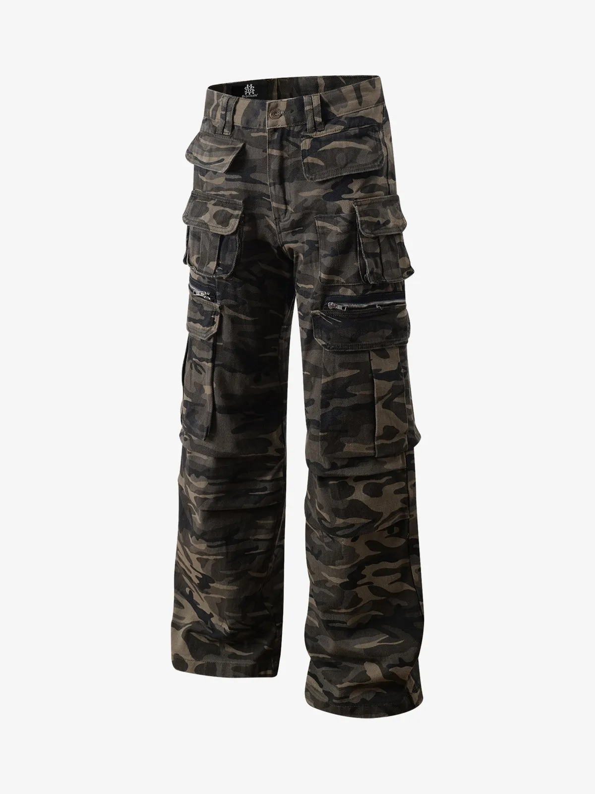 Functional Camouflage Multi-Pocket Work Pants sold by Thesupermade product image thumbnail 2