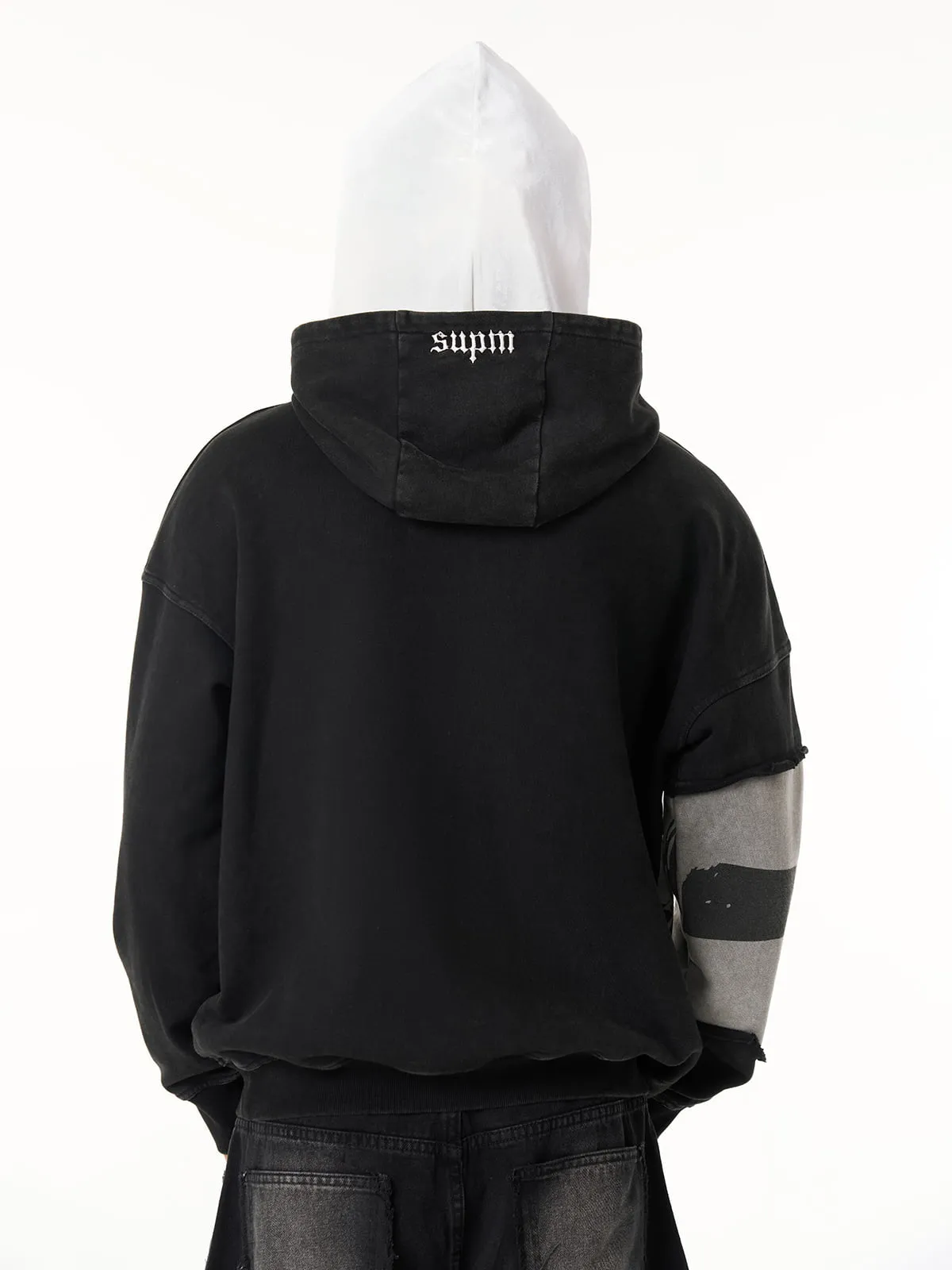 Distressed Electronic Exorcist Print Hoodie sold by Thesupermade product image thumbnail 5