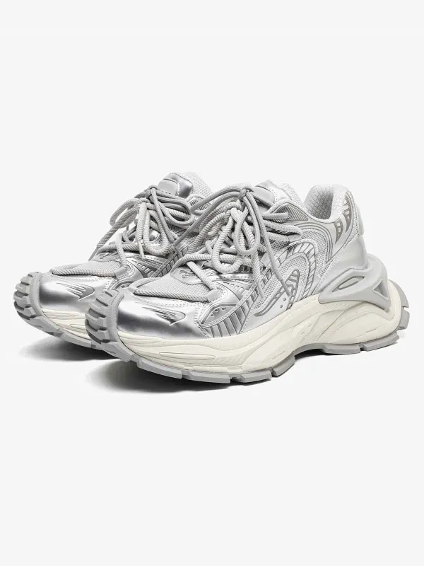 Classic Mecha Inspired Chunky Sneakers made by Thesupermade