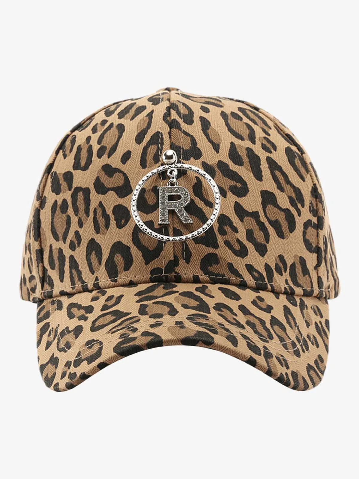 Retro Leopard Print Curved Baseball Cap sold by Thesupermade product image thumbnail 2
