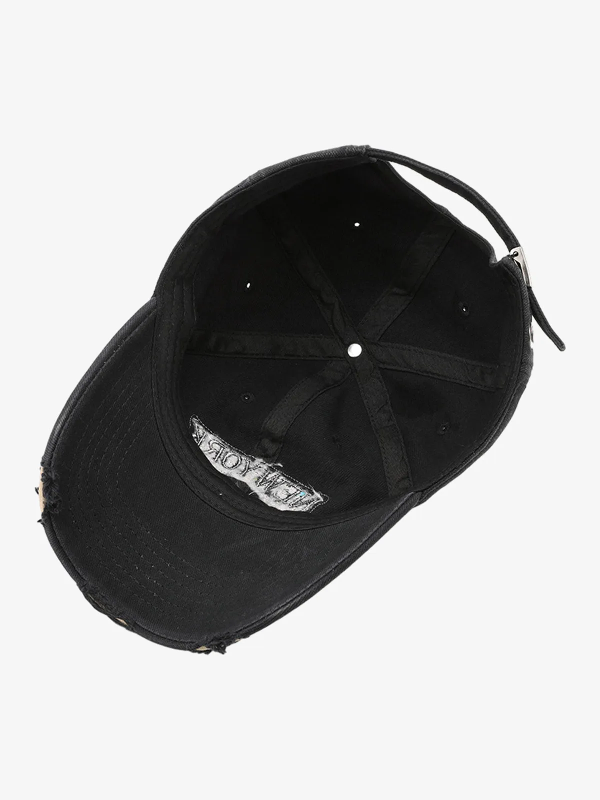 Vintage Washed Distressed Letter Embroidery Baseball Cap sold by Thesupermade product image thumbnail 3