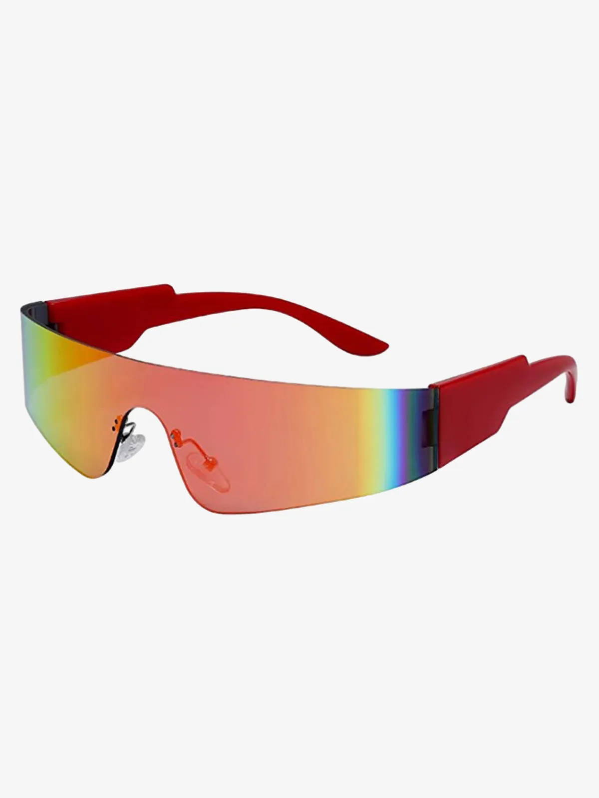Retro Street Punk Integrated Sports Sunglasses sold by Thesupermade product image thumbnail 2