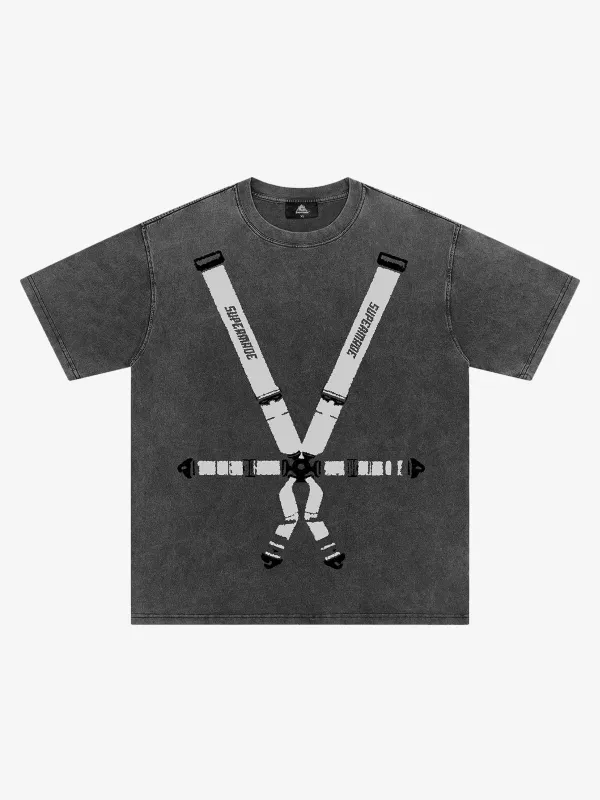 Original Racing Seat Belt Graphic T-Shirt sold by Thesupermade