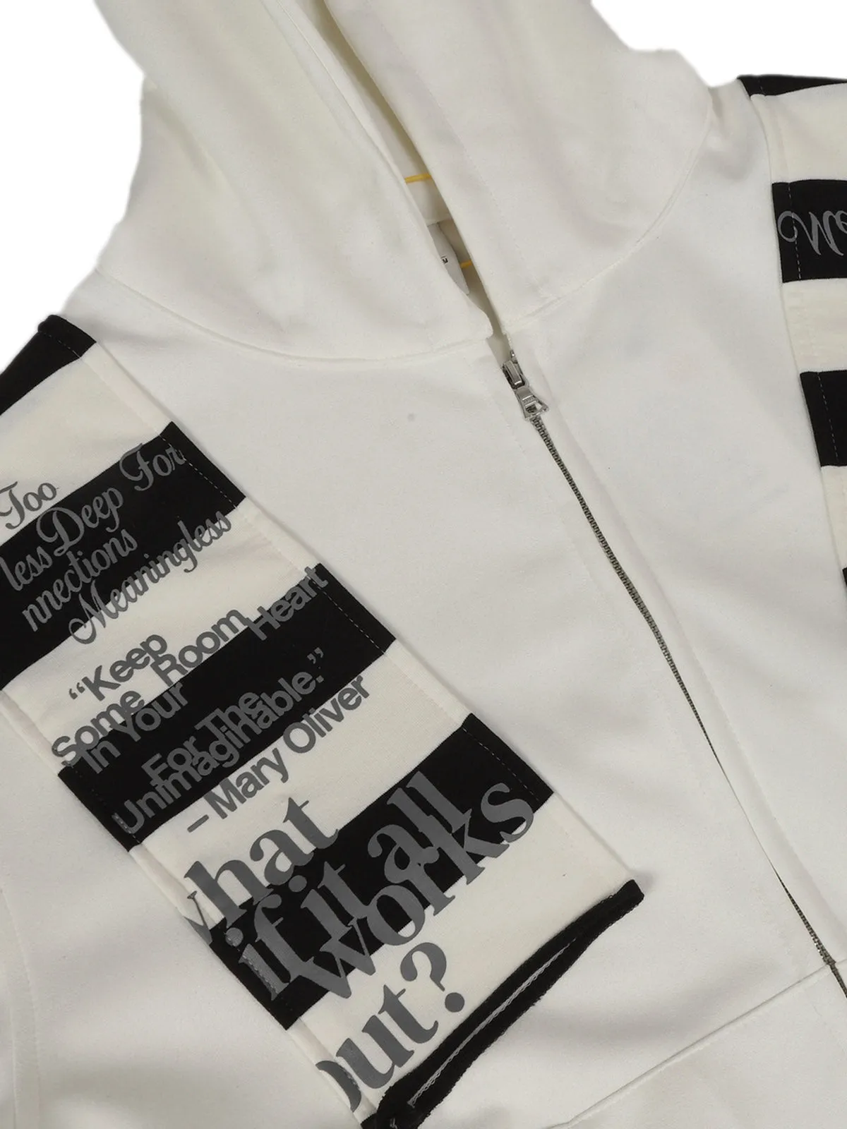 Retro Fake Two-Piece Zipper Hooded Sweatshirt sold by Thesupermade product image thumbnail 4