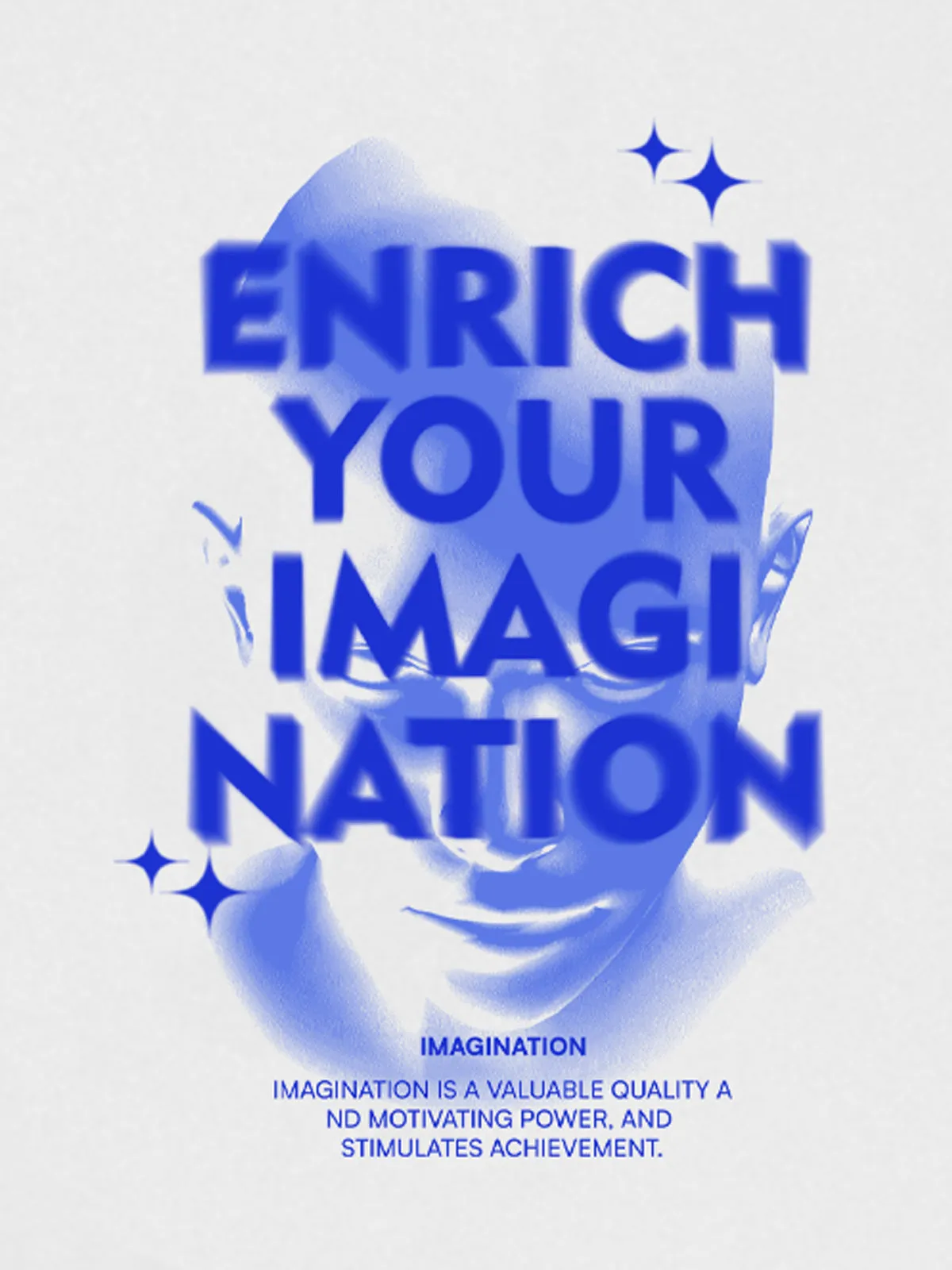 Portrait Phantom Letter Print Crew Neck Sweatshirt sold by Thesupermade product image thumbnail 4