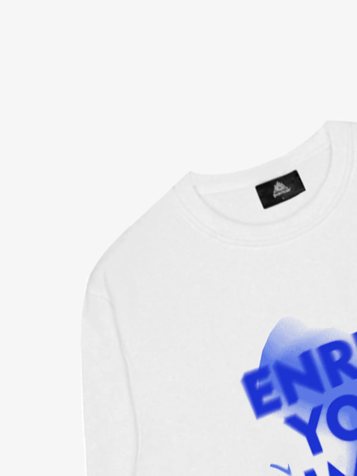 Portrait Phantom Letter Print Crew Neck Sweatshirt sold by Thesupermade product image thumbnail 5