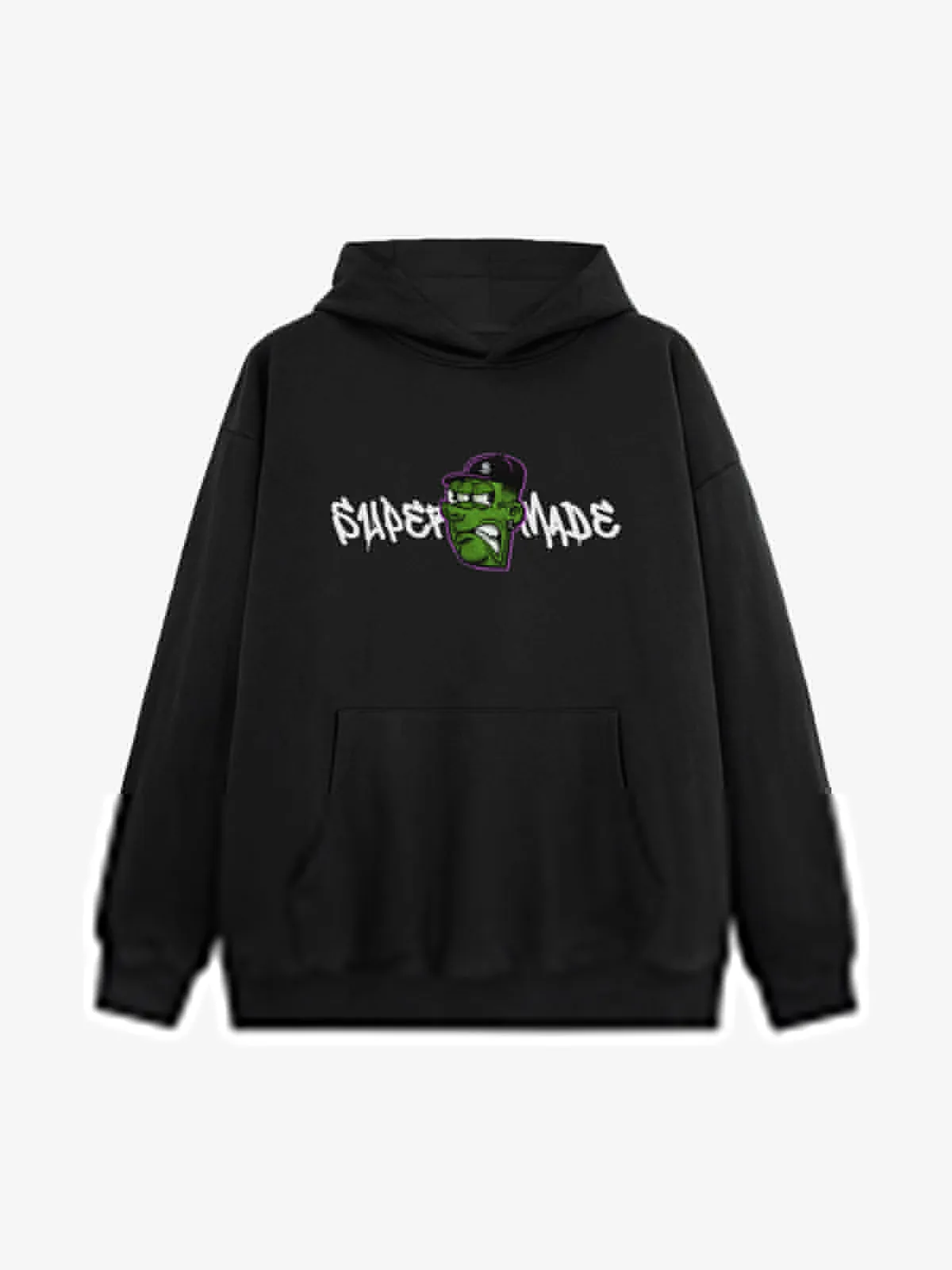 Original Fun Face Print Graphic Hoodie sold by Thesupermade