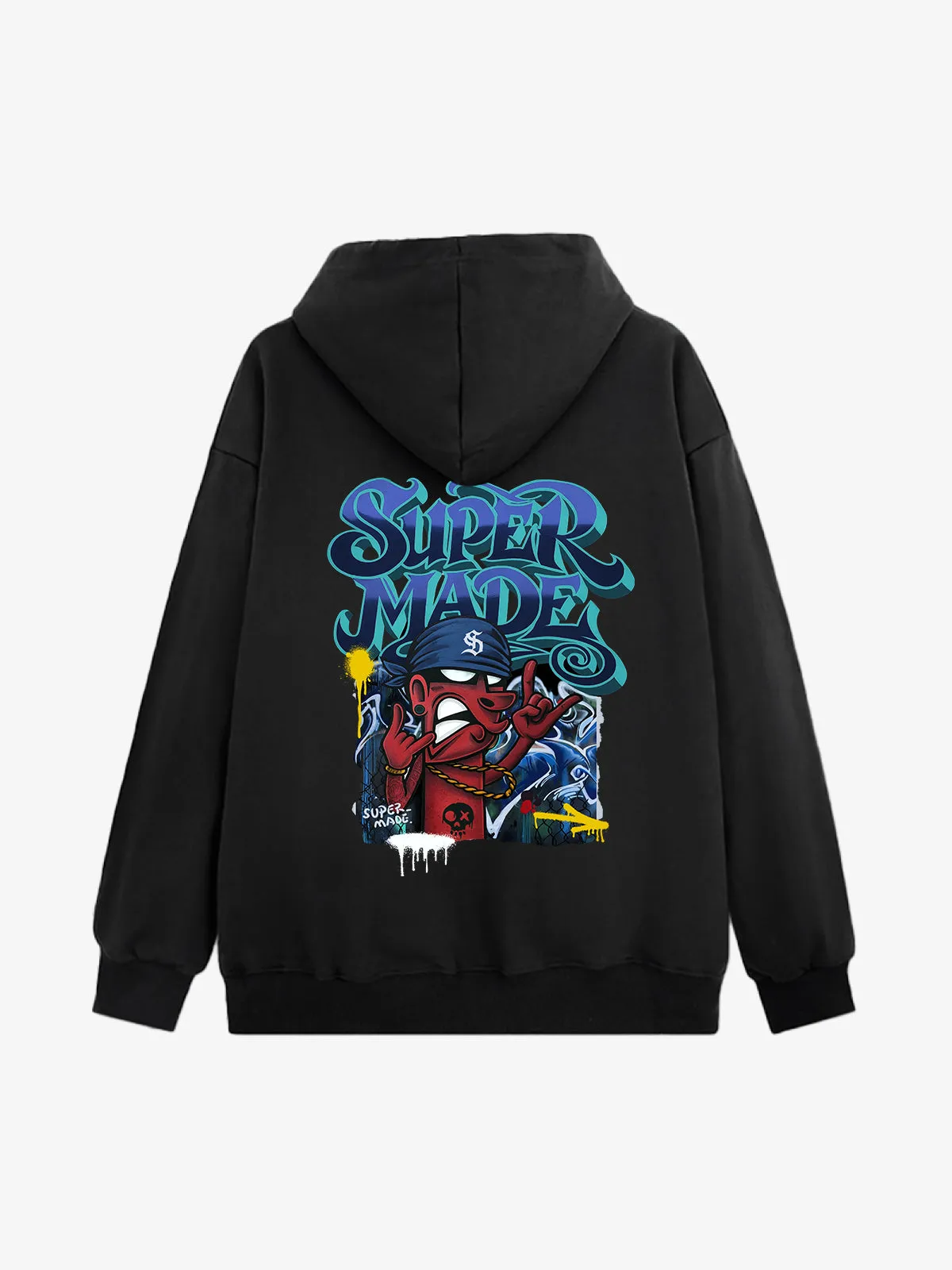 Original Graphic Letter Hoodie sold by Thesupermade product image thumbnail 2