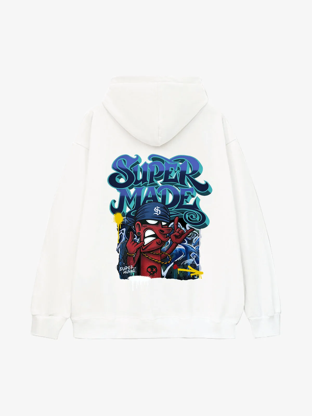 Original Graphic Letter Hoodie sold by Thesupermade product image thumbnail 4