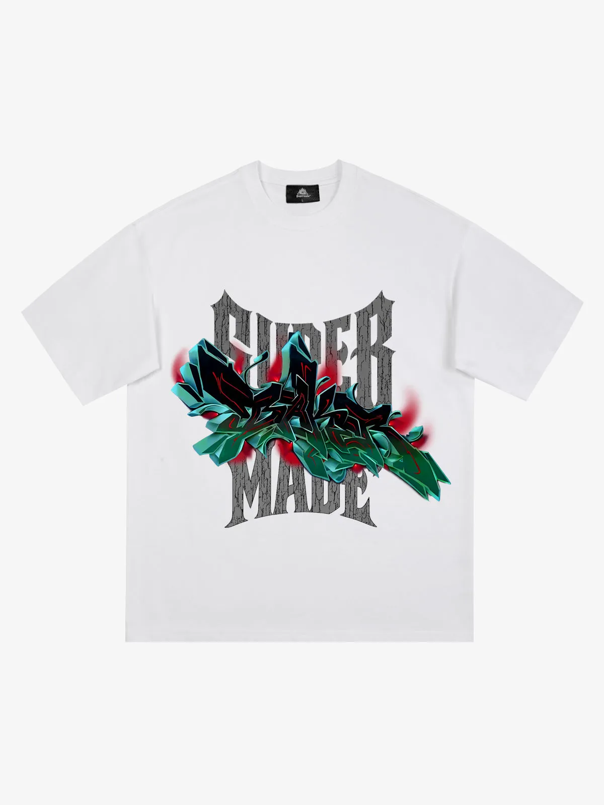 Original Retro Street Graffiti Graphic T-Shirt sold by Thesupermade product image thumbnail 4