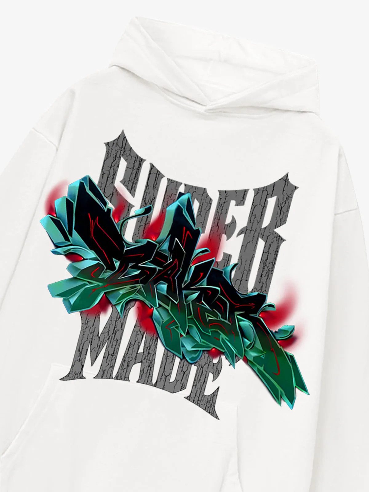 Street Graffiti Pattern Design Hoodie sold by Thesupermade product image thumbnail 3