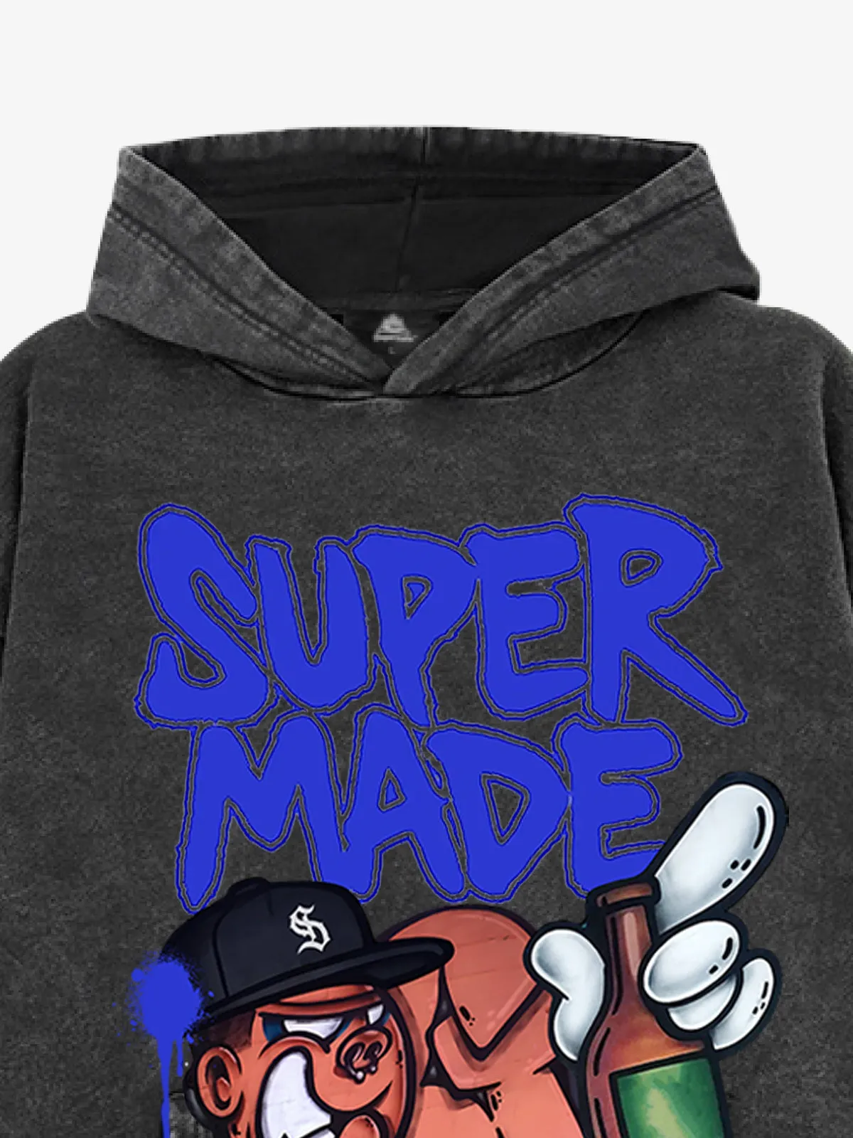 Supermade Graffiti Design Hoodie sold by Thesupermade product image thumbnail 3