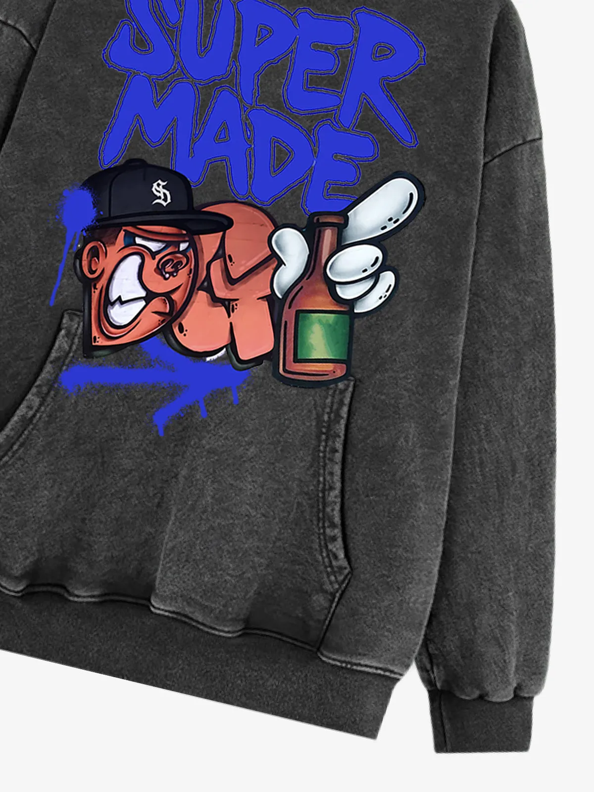 Supermade Graffiti Design Hoodie sold by Thesupermade product image thumbnail 4