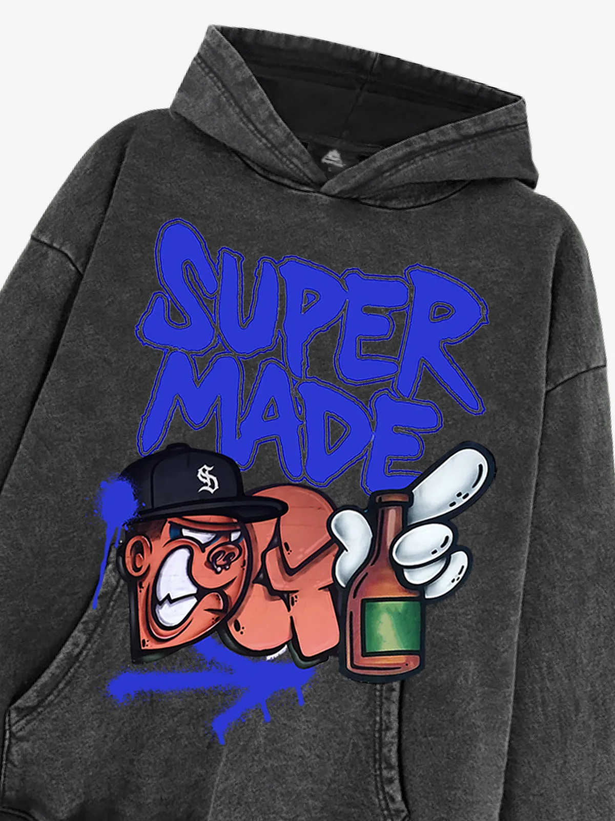 Supermade Graffiti Design Hoodie sold by Thesupermade product image thumbnail 2