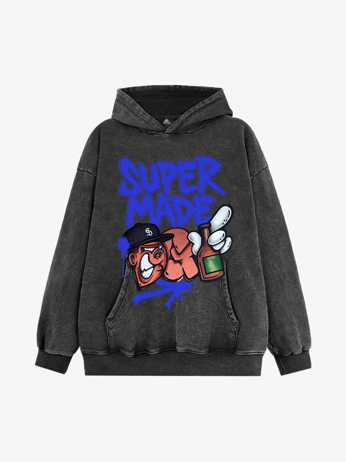 Supermade Graffiti Design Hoodie sold by Thesupermade