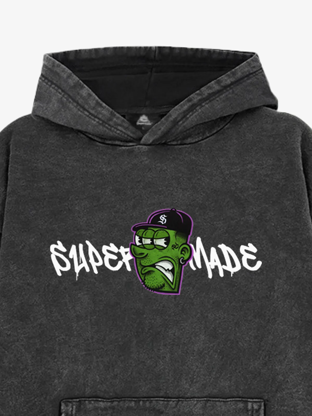 Supermade Graffiti Design Hooded Sweatshirt sold by Thesupermade product image thumbnail 2