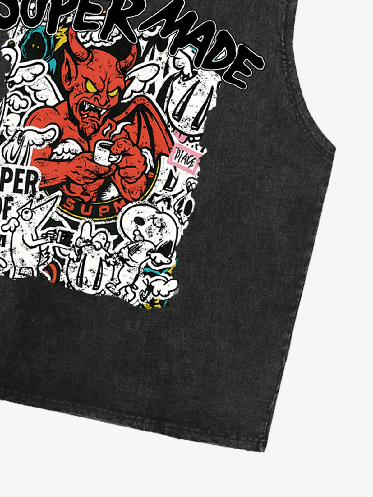 Original Graphic Muscle Tank Top sold by Thesupermade product image thumbnail 4
