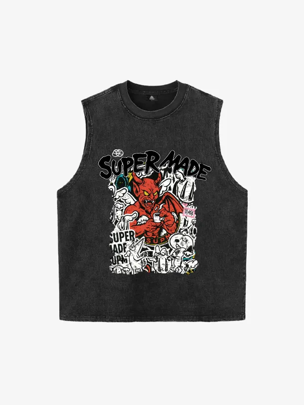 Original Graphic Muscle Tank Top sold by Thesupermade