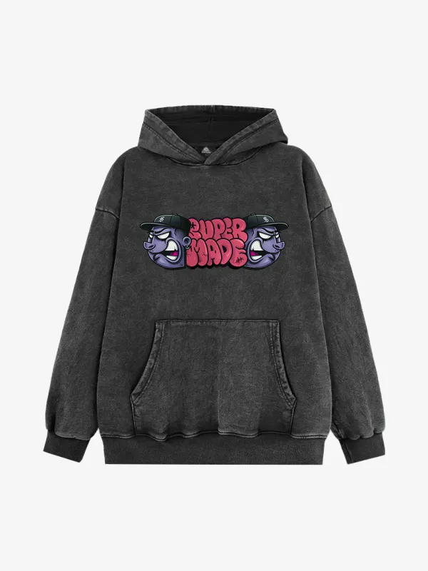 Supermade Graffiti Design Hoodie sold by Thesupermade