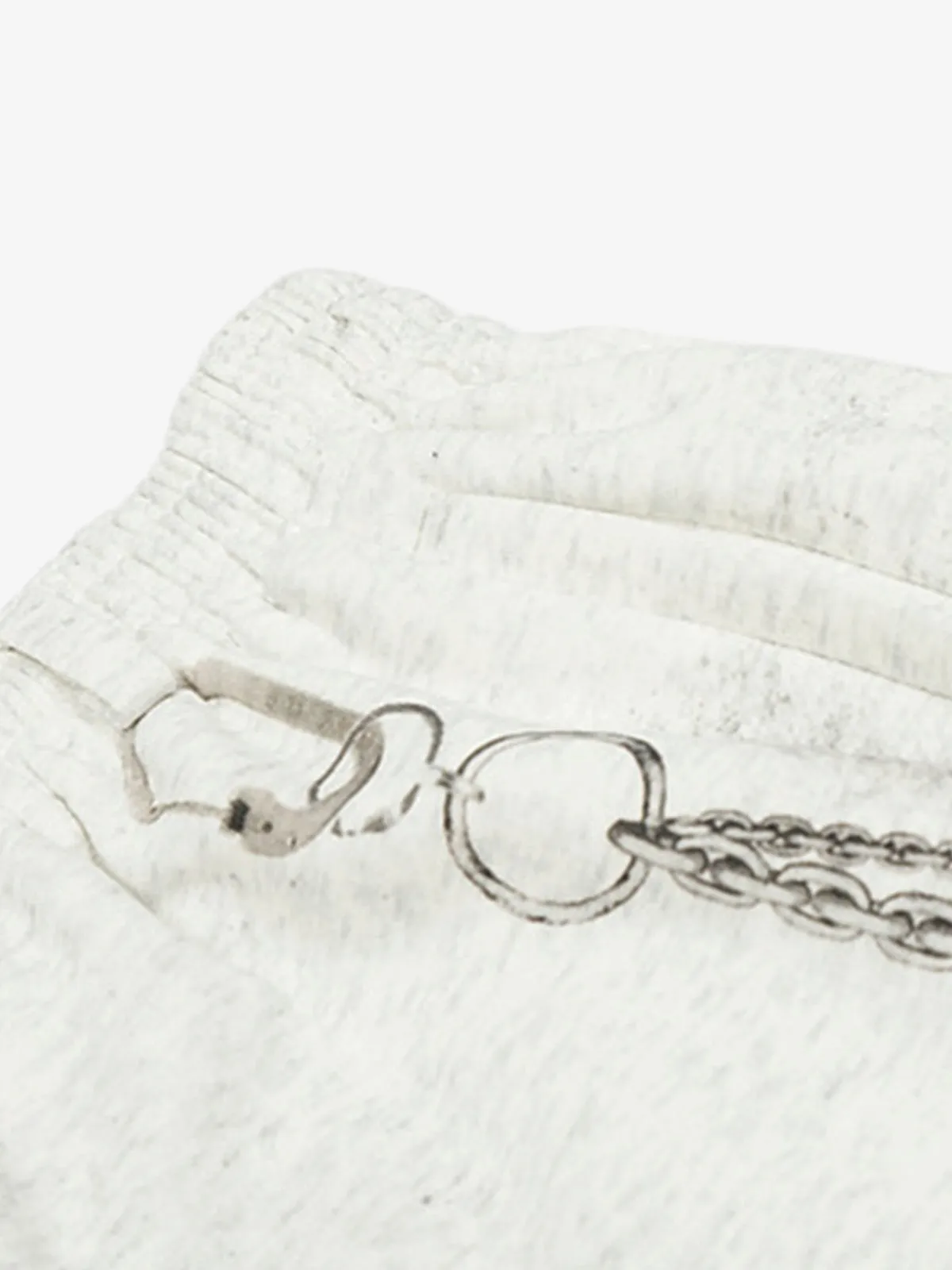 Retro Washed Creative Printed Barrel Pants sold by Thesupermade product image thumbnail 3