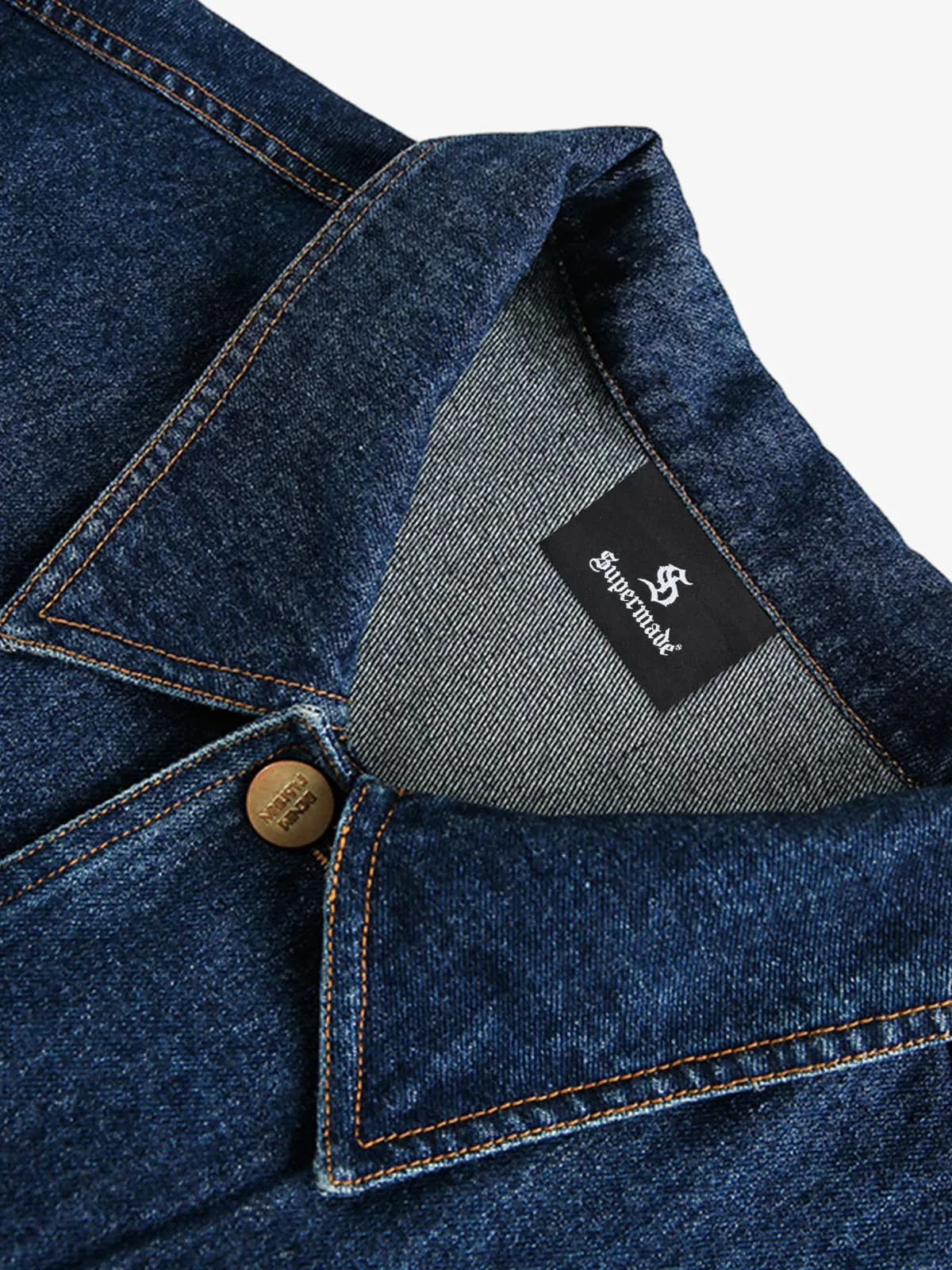 Vintage Metal Studs Decorated Denim Jacket sold by Thesupermade product image thumbnail 3