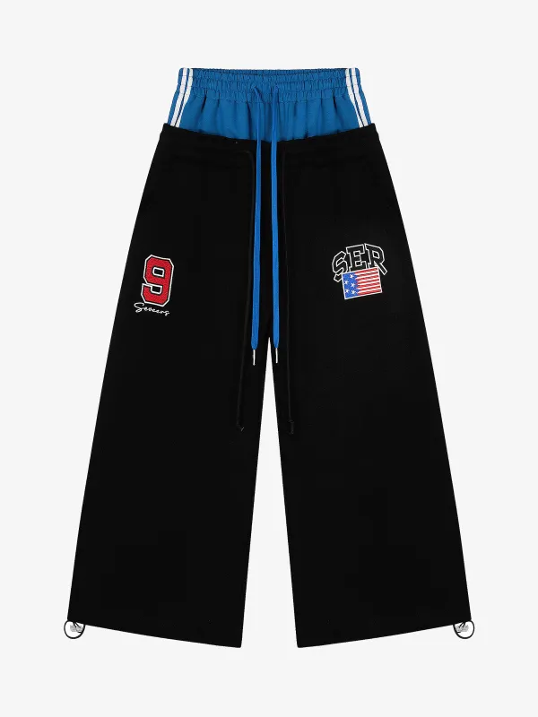 Vintage Paratrooper Layered Look Sweatpants sold by Thesupermade