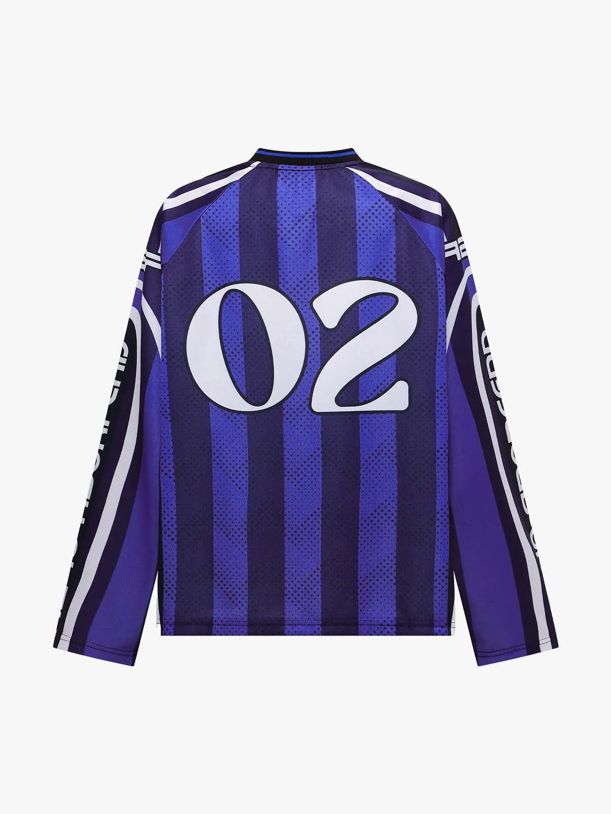 Loose Mesh Striped Hip-Hop Long Sleeve Jersey T-Shirt sold by Thesupermade product image thumbnail 2