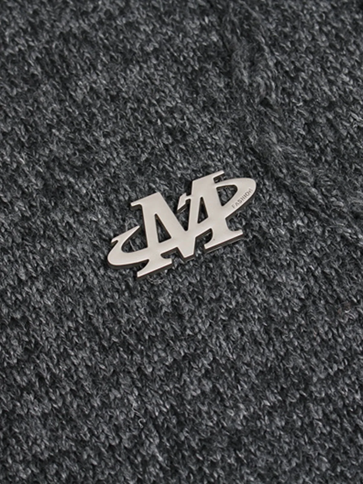 Turtleneck Cardigan Zip-Up Cable Sweater sold by Thesupermade product image thumbnail 5