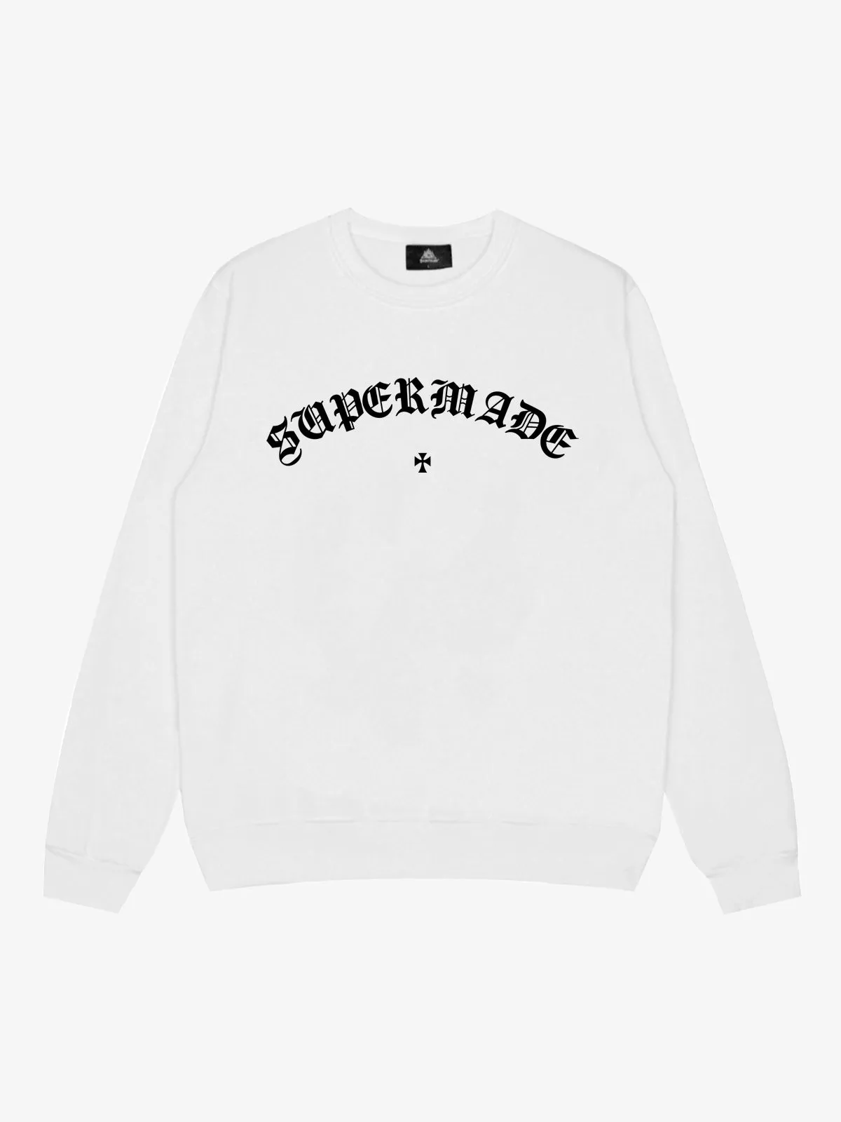 Street Gothic Letter Print Crew Neck Sweatshirt sold by Thesupermade