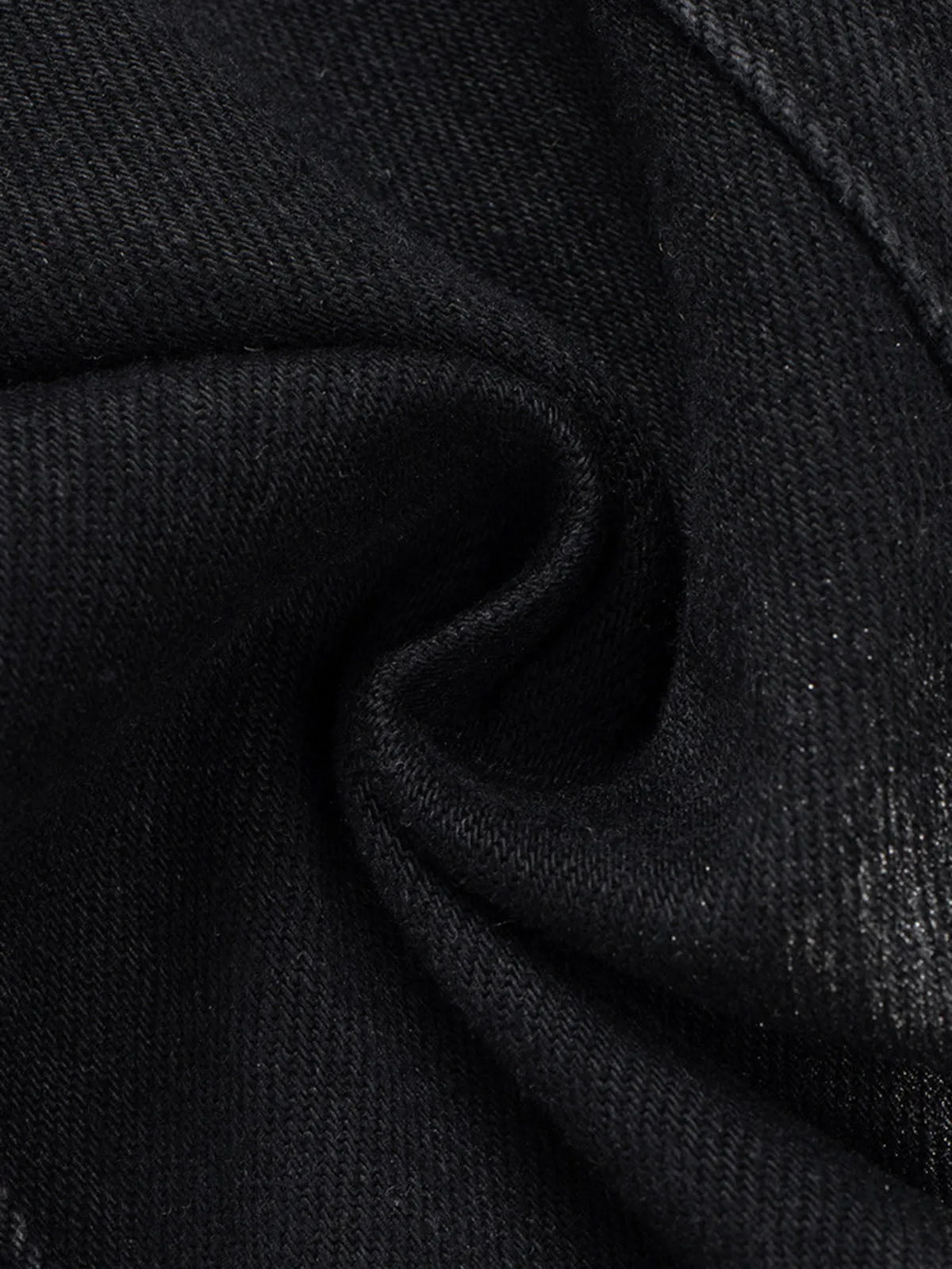 Heavily Washed Star Diamond Flared Jeans sold by Thesupermade product image thumbnail 5