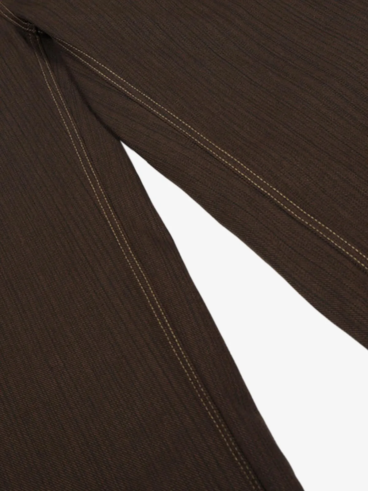 Vintage Contrast Thread Barrel Pants sold by Thesupermade product image thumbnail 5