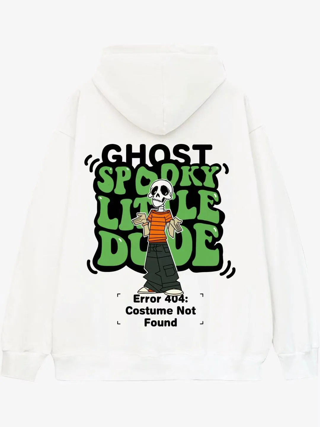 Error 404 Costume Not Found Print Cotton Hoodie sold by Thesupermade product image thumbnail 2