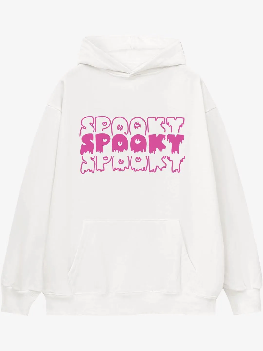 Spooky Halloween Pumpkin Design Cotton Hoodie sold by Thesupermade