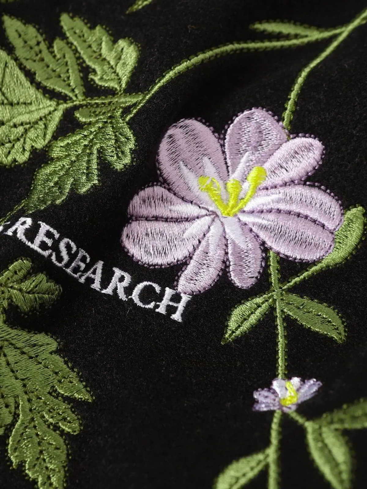 Retro Floral Embroidery Baseball Jacket sold by Thesupermade product image thumbnail 4