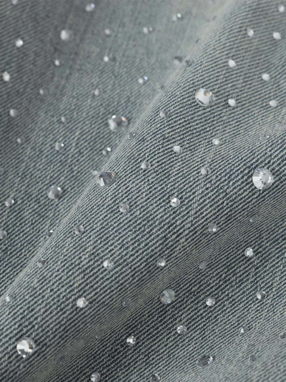 High Street Baggy Wide-Leg Diamond Jeans - 2500 sold by Thesupermade product image thumbnail 5