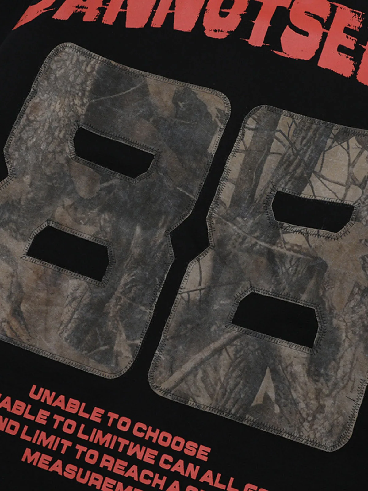 Distressed Camouflage Layered Look Long Sleeve T-Shirt sold by Thesupermade product image thumbnail 5