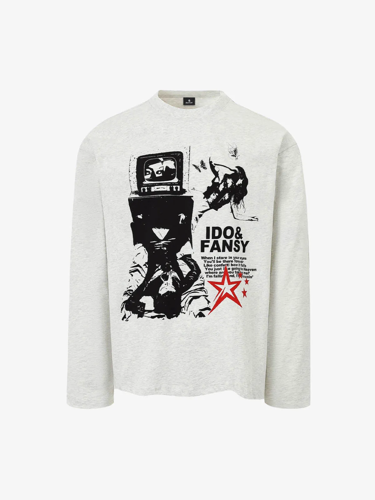 Hip-Hop Dark Punk Graphic Long-Sleeved T-Shirt sold by Thesupermade