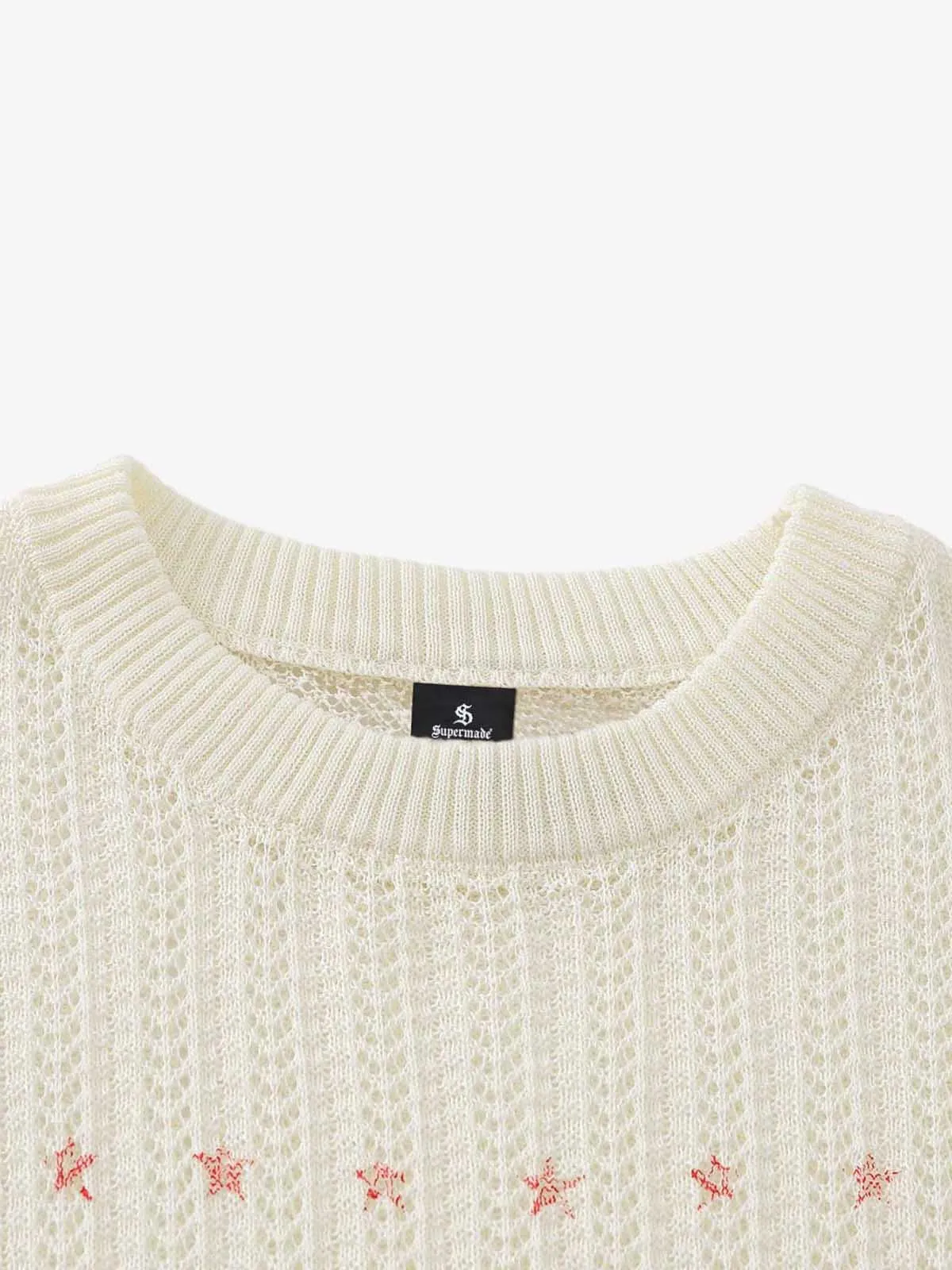 Street Hollow Knit Crew Neck Sweater sold by Thesupermade product image thumbnail 5