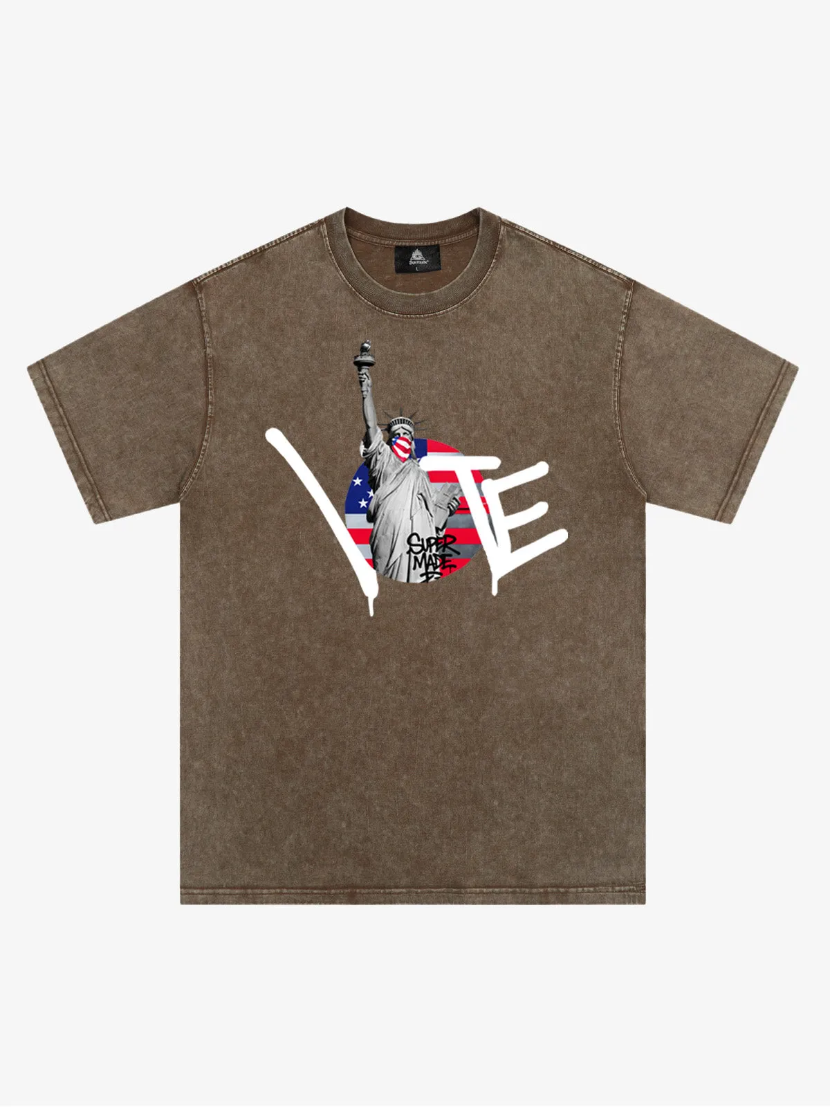 America Statue Of Liberty Graphic T-Shirt sold by Thesupermade product image thumbnail 3