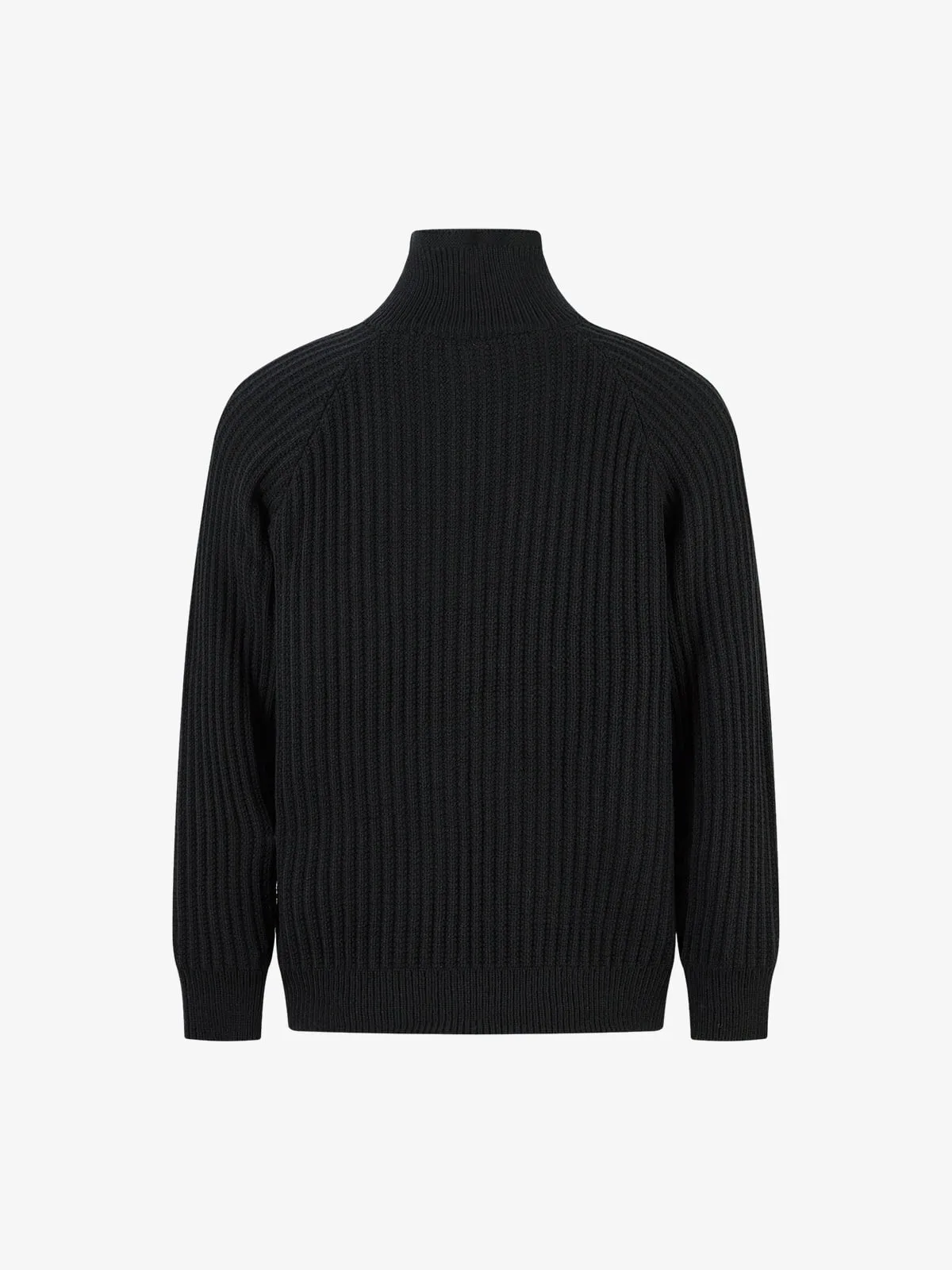 Vintage Faux Two-Piece Layered Collar Turtleneck Sweater sold by Thesupermade product image thumbnail 4