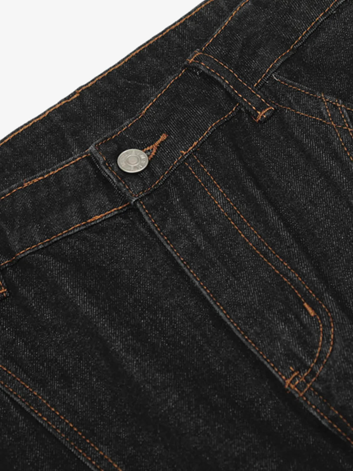 Vintage Denim Stitching Deconstructed Work Barrel Jeans sold by Thesupermade product image thumbnail 4